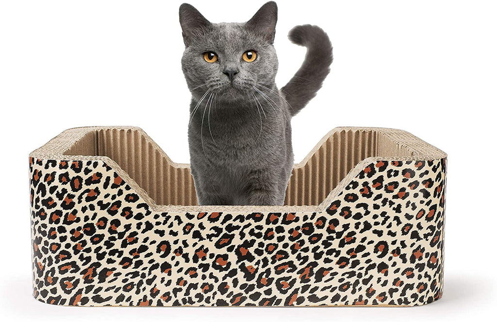 Animals Favorite Cat Scratcher Corrugated Rectangle - Brown/Cheetah